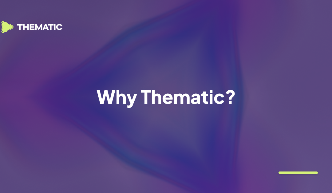 Why Thematic? A New Model for the Creator Economy