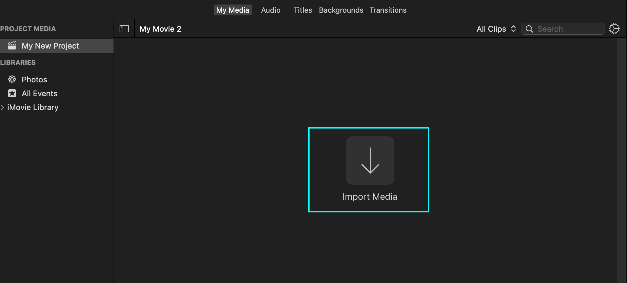 How to import media to iMovie