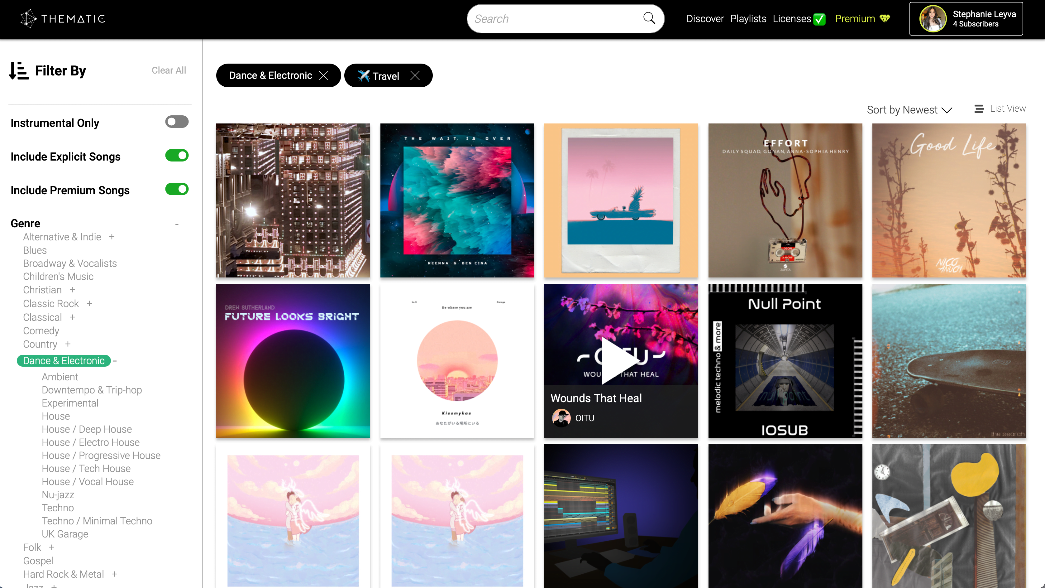 Thematic-Search-Filter-Songs