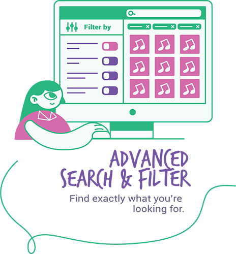 Thematic: Advanced Search & Song Filters - Find exactly what you're looking for