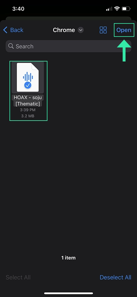 Adobe premiere rush mobile app: add music from files