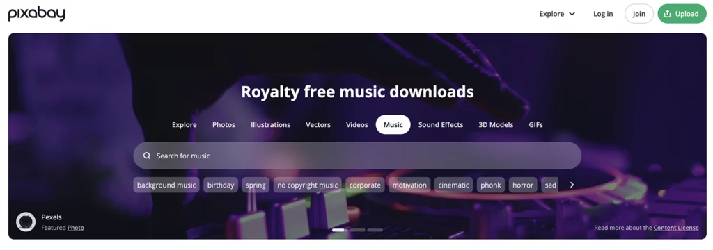 Pixabay - Royalty Free Music Download