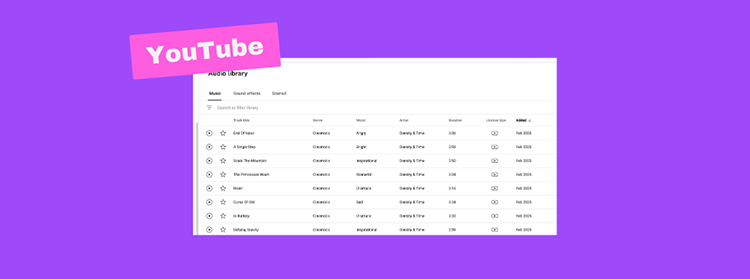 YouTube Audio Library: Free YouTube Music Website