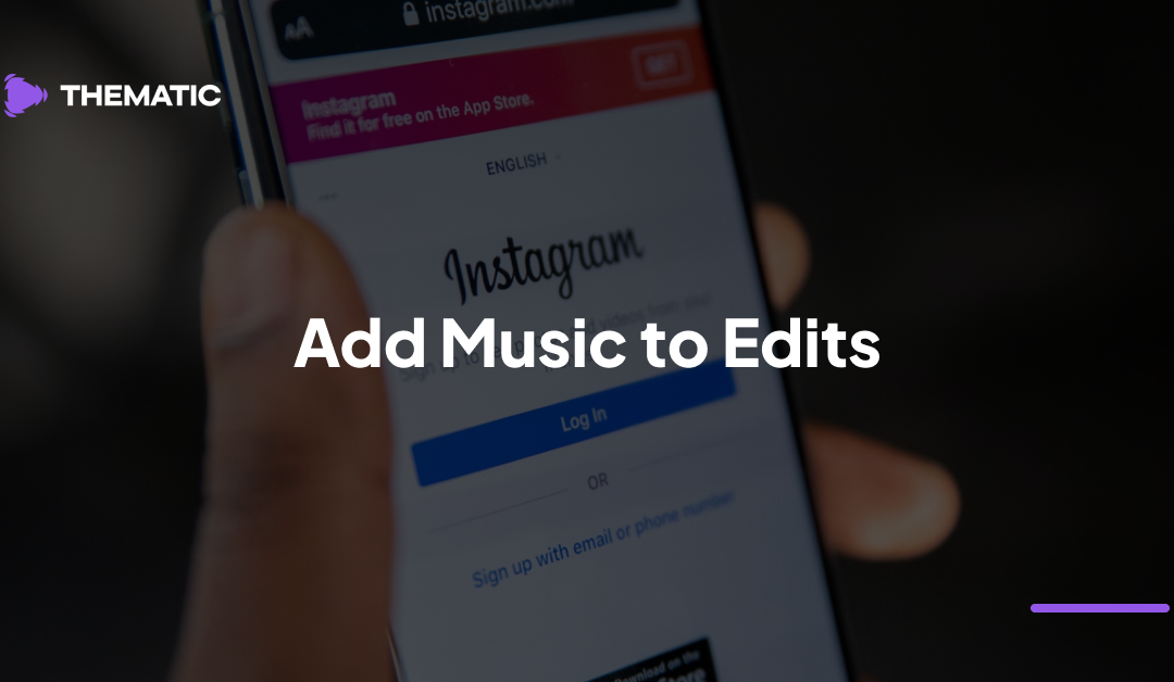 How To Easily Add Music To Videos In Edits (Instagram Editing App) 🎶