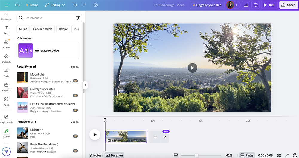 How to Add Music to Canva Video (Step-by-Step Guide) Add Music to Canva Video: Use Music from Canva's Audio Library