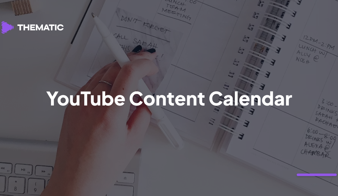 🎬 How to Create a YouTube Content Calendar That Actually Works