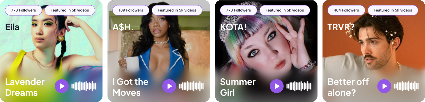 Thematic vs. Uppbeat: Which Is Better for Creators? Thematic: Trending Music from Real Artists