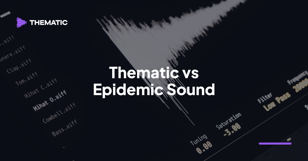 Thematic vs. Epidemic Sound: Which Is Better for Creators?