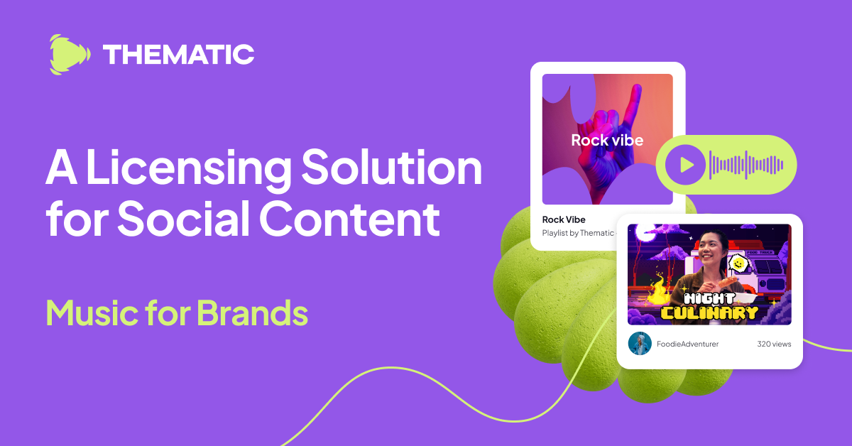 A Licensing Solution for Social Content - Music for Brands